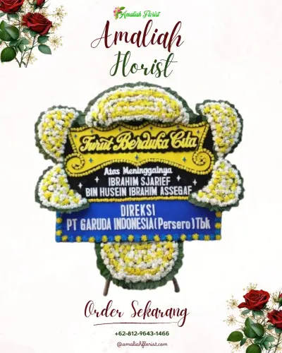 Papan Bunga Duka di Hutumury